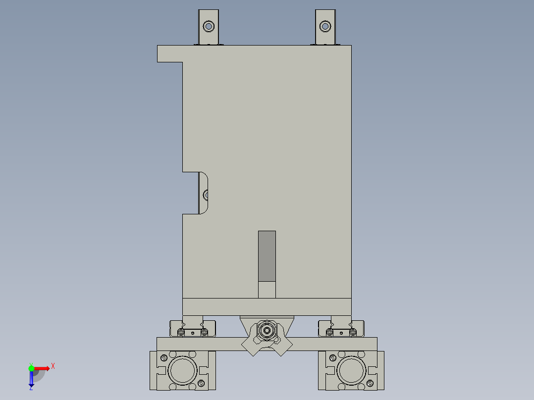 下料搬运抓手组件A俯视图