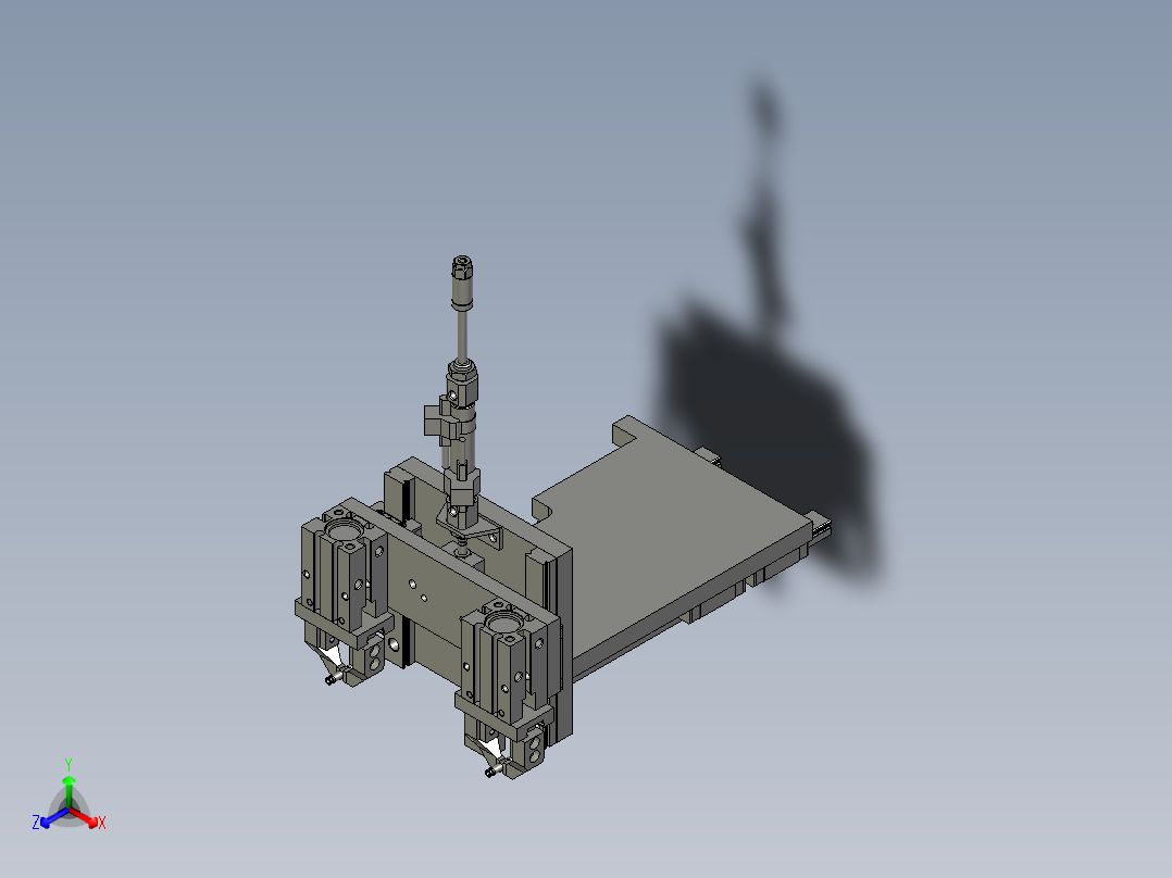 下料搬运抓手组件A正等轴测图