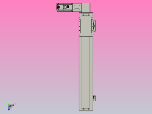 BC10全密封同步带滑台[BC10-L90-S500-L-P40-D3]俯视缩略图