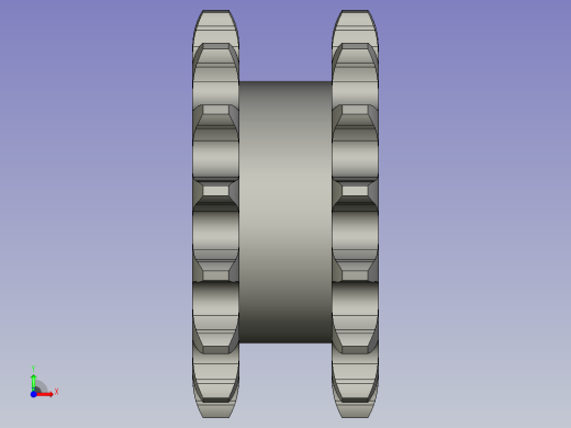 传动链轮16A15Z45D60h-A前视缩略图