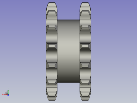 传动链轮16A15Z45D60h-A后视缩略图