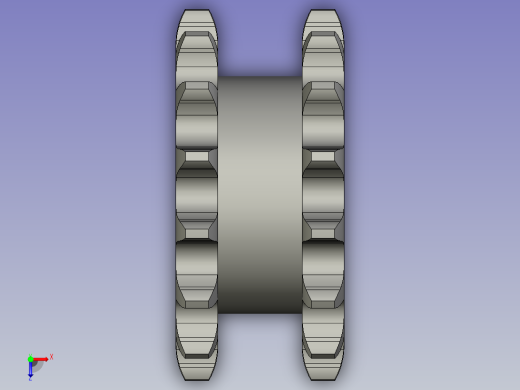 传动链轮16A15Z45D60h-A俯视缩略图
