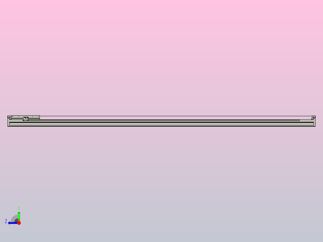 直驱直线电机轴TPA-LNP3-170-75C4-1-L2400-3-C-10-N3右视图