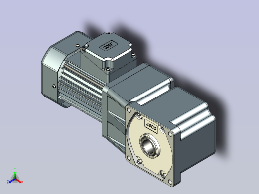 JSCC精研电机 s370rc-L正等轴测缩略图