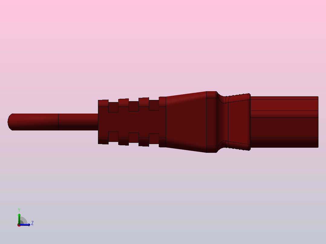 电源线插头-2015左视图