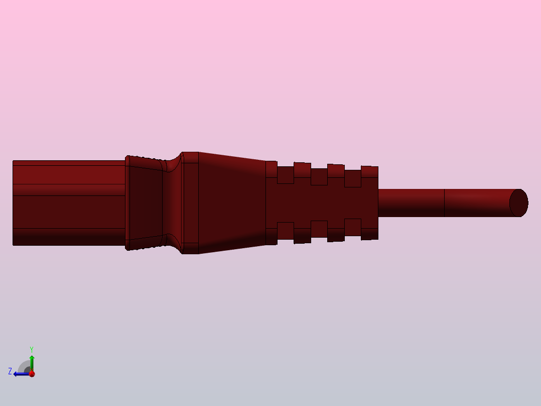 电源线插头-2015右视图