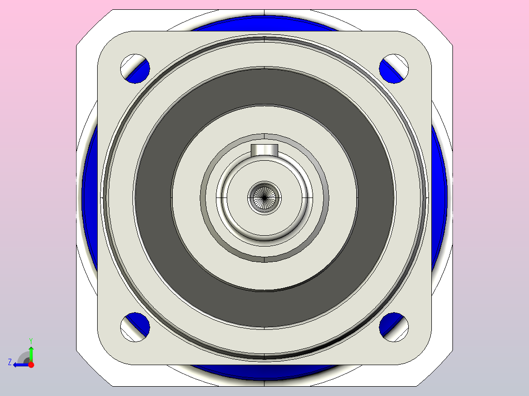 g2300-sp060s-mf1-i-1c1-f1倍福 AG2300 带输出轴的高端行星齿轮减速机(1)右视图