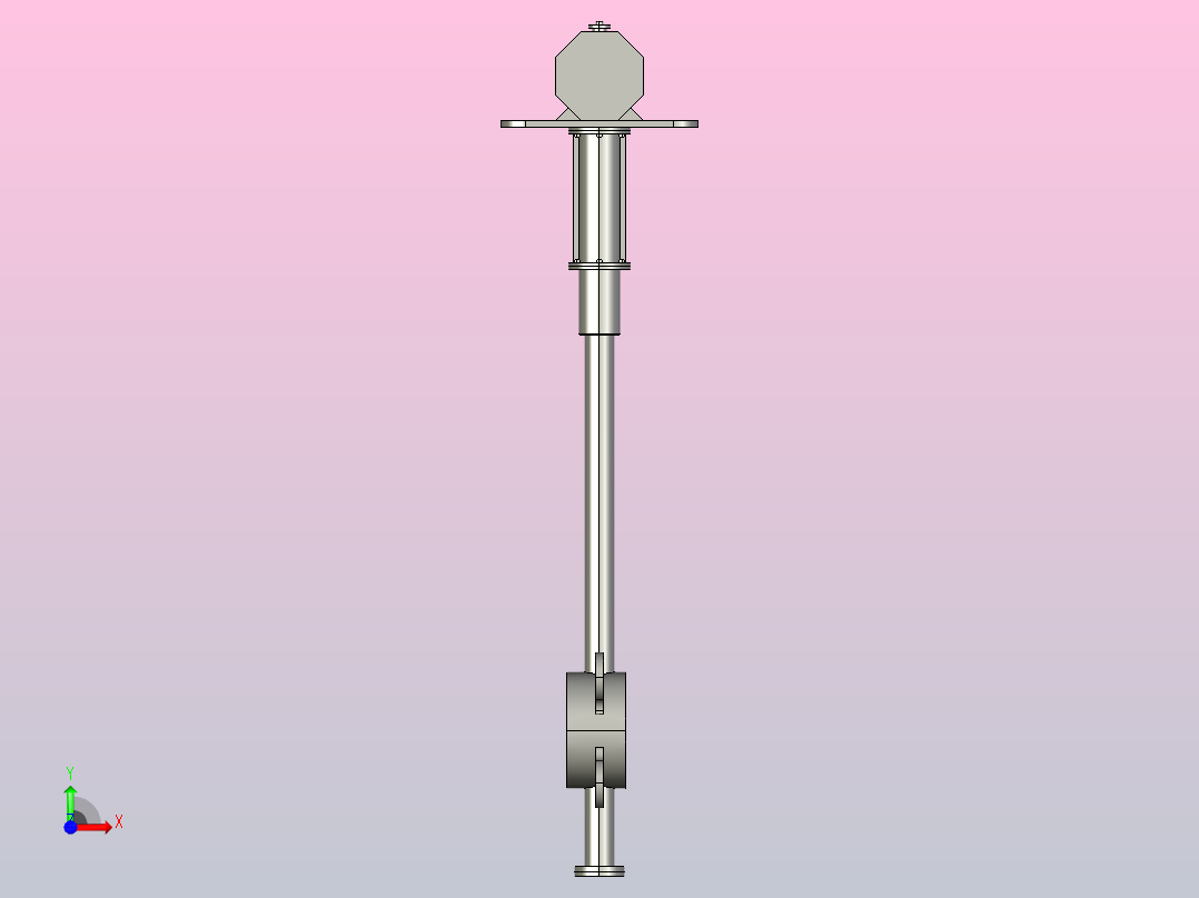 Dt673H(F)-25C.P.R.V[DN40]蝶阀，阀，风阀前视图
