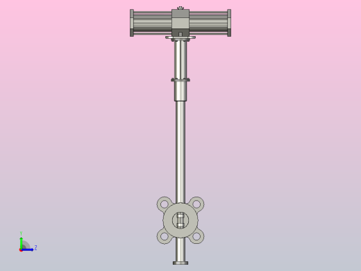Dt673H(F)-25C.P.R.V[DN40]蝶阀，阀，风阀左视缩略图