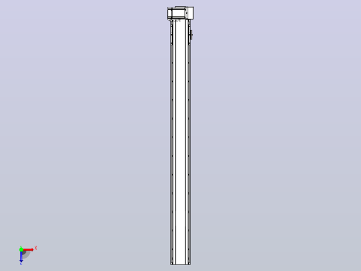 皮带直线轴半封闭可选导轨TPA-HNB-105D-90-L1100-LU-C-P20-N3俯视缩略图