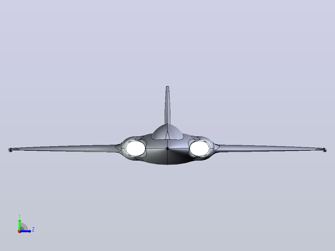 2026法国战斗机“飓风2号”造型3D图纸 STEP格式左视图
