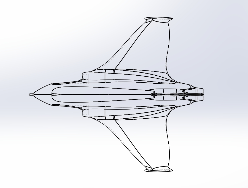 2026法国战斗机“飓风2号”造型3D图纸 STEP格式