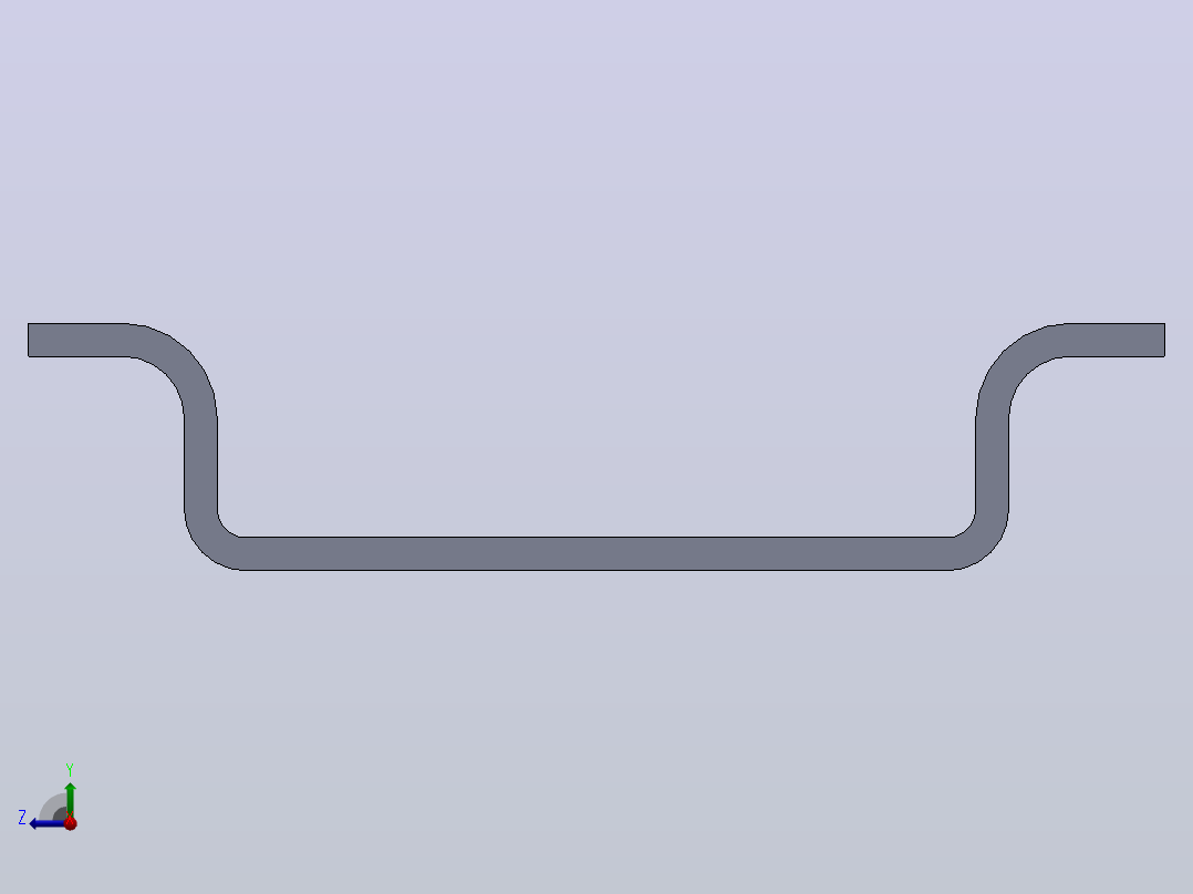 User Library-Din Rail-2导轨右视图