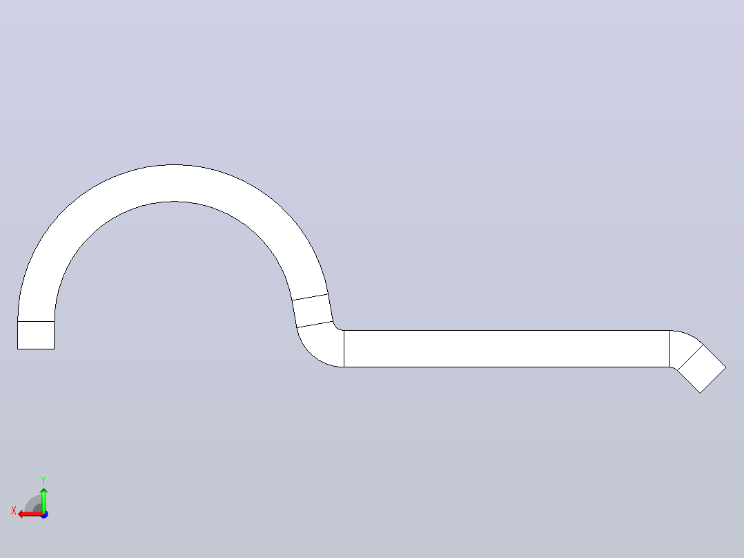 刚性管支架-包含所有配置和每个配置的step文件的Solidworks零件后视图