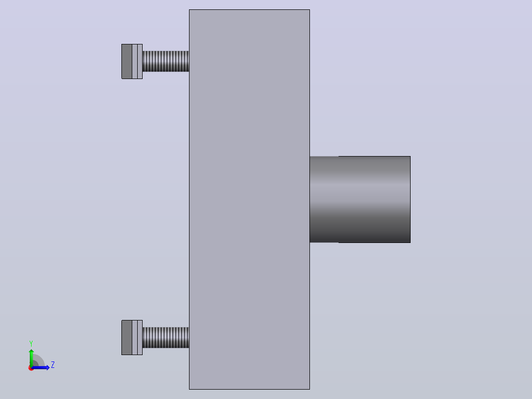 BOSCHREXROTH[使用统一钥匙锁定滑动门]左视图