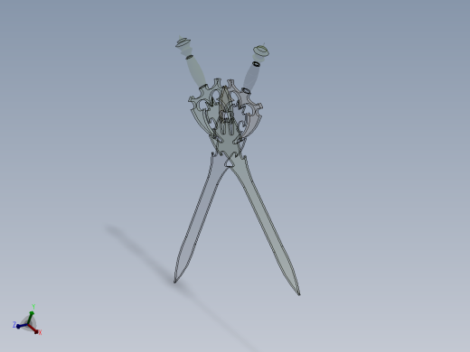 倚天剑3D模型