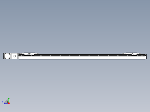 皮带直线轴双滑块型TPA-GCBS-120-P70-L425-QL-M20-N3右视缩略图