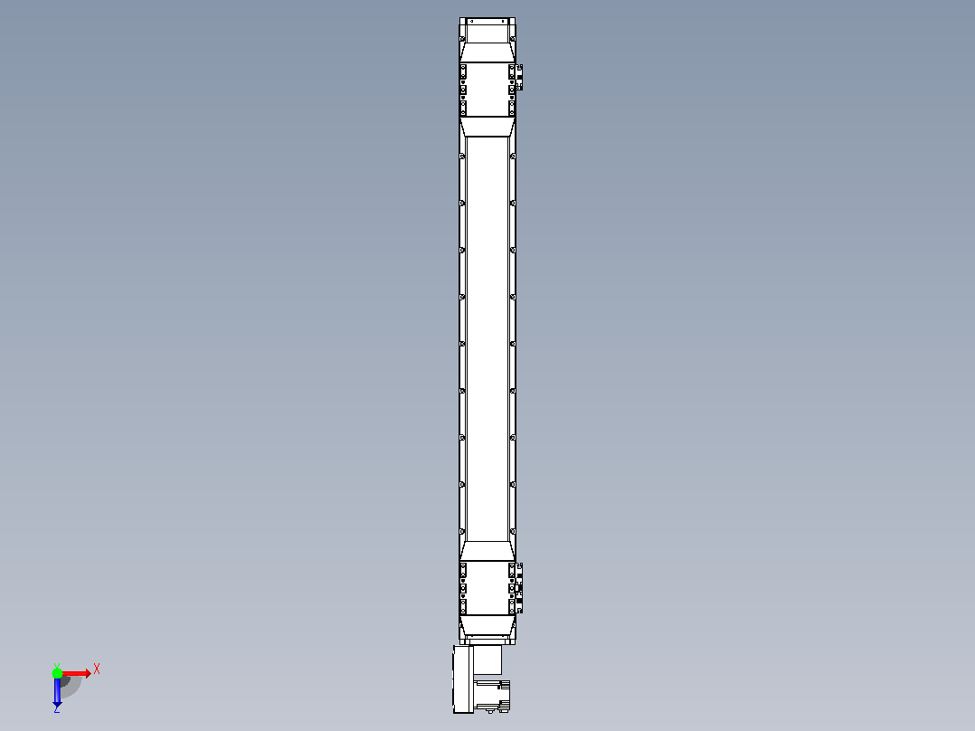 皮带直线轴双滑块型TPA-GCBS-120-P70-L425-QL-M20-N3俯视图