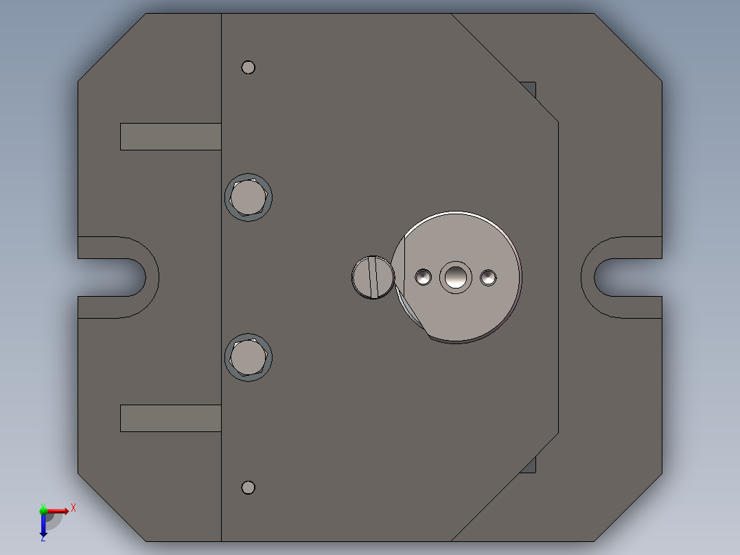 夹具三维图俯视图