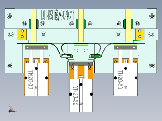 CNC高光钻切夹具UG10前视缩略图