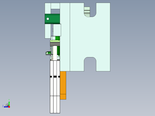 CNC高光钻切夹具UG10右视缩略图