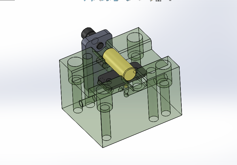 常开常闭阀气密性测试夹具（sw2015）