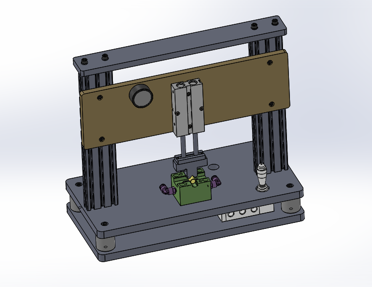 常开常闭阀气密性测试夹具（sw2015）