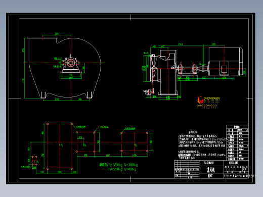 Y5-51No20D风机总图