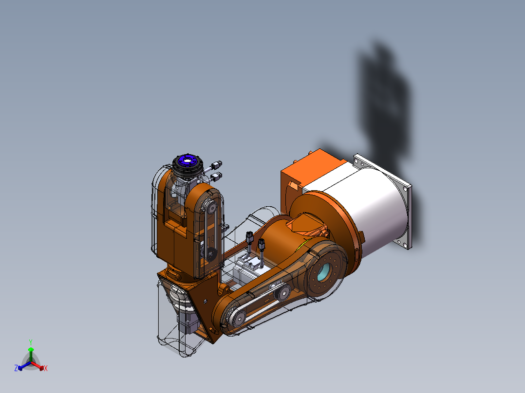 E762 3KG6轴机械手正等轴测图