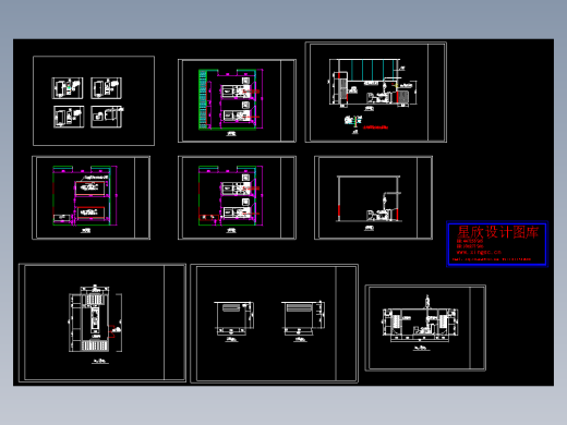 A2021-0103发电机cad图库