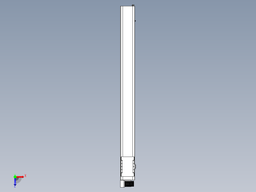 Toyo东佑达直线模组-ECB22-L40-2200-LU-M75-C4俯视缩略图