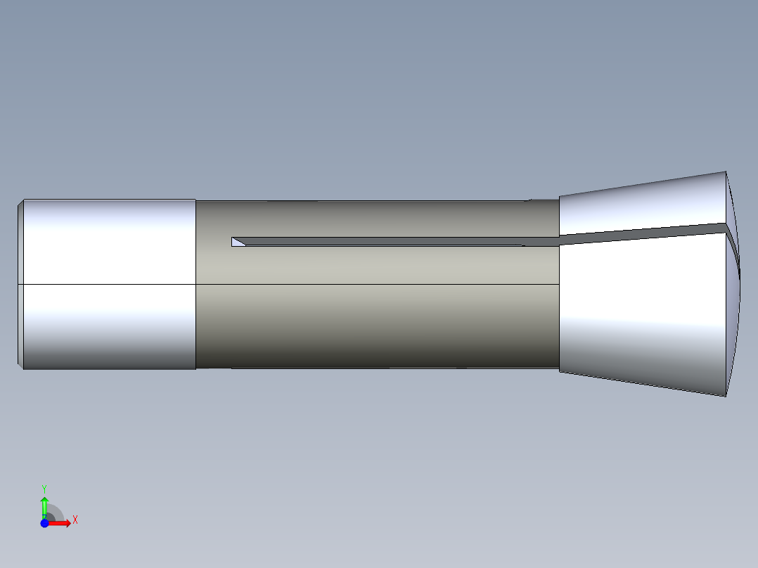 R8-夹头组-R8 COLLET 0.125.STEP前视图