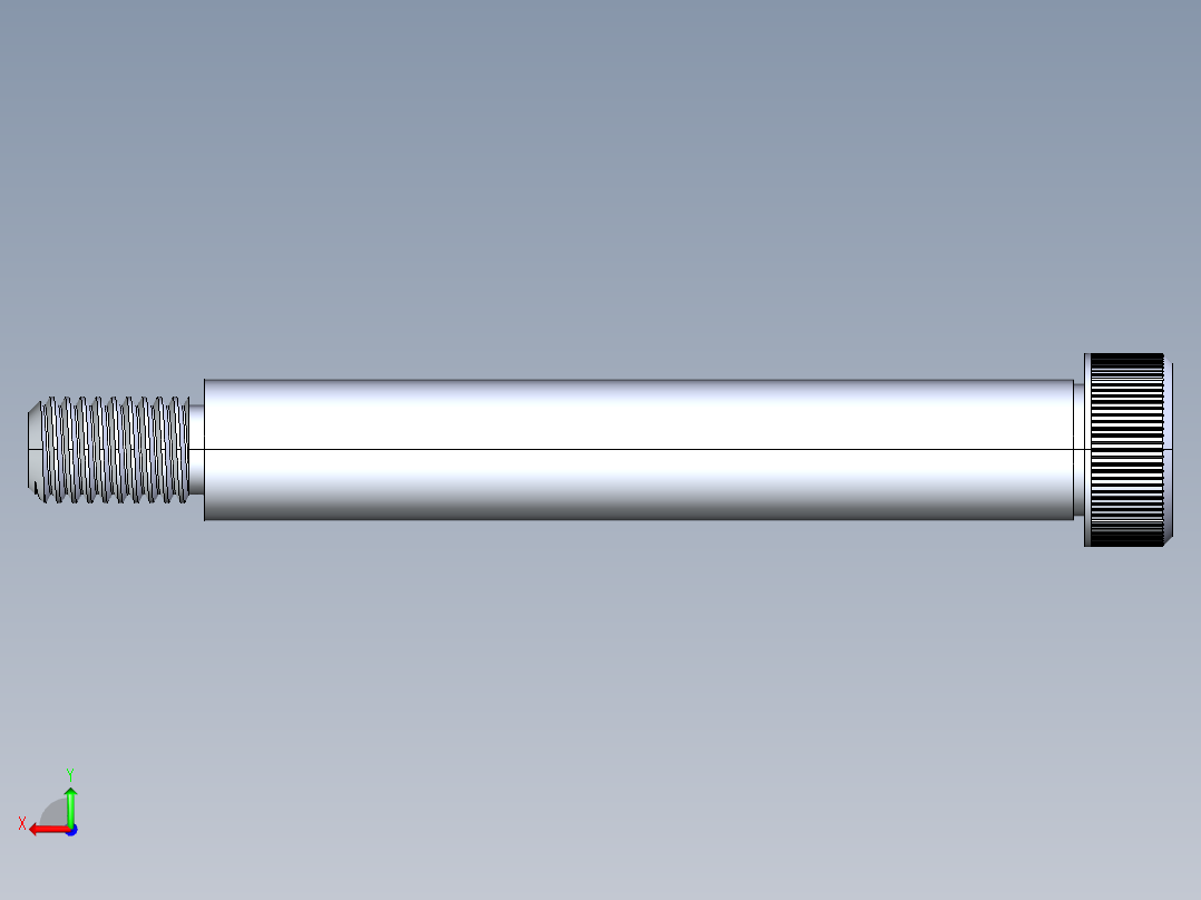 公制SH螺栓选择（DME）-SB DME PM12 x100.STEP后视图