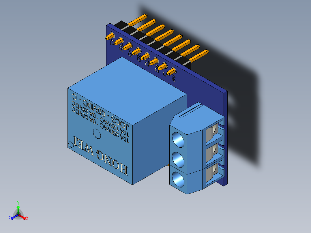 继电器1 (108)正等轴测图
