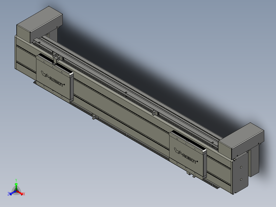 威洛博双电机滑台-VBC14S2-L50-S450-BD-P40-C6主视图