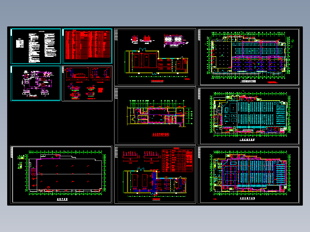某大型超市空调设计图