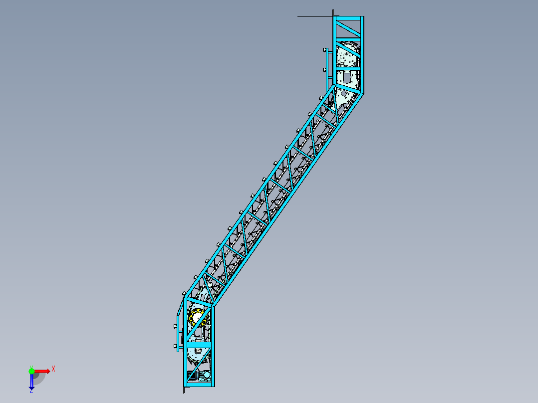 自动扶梯模型598138===50俯视图