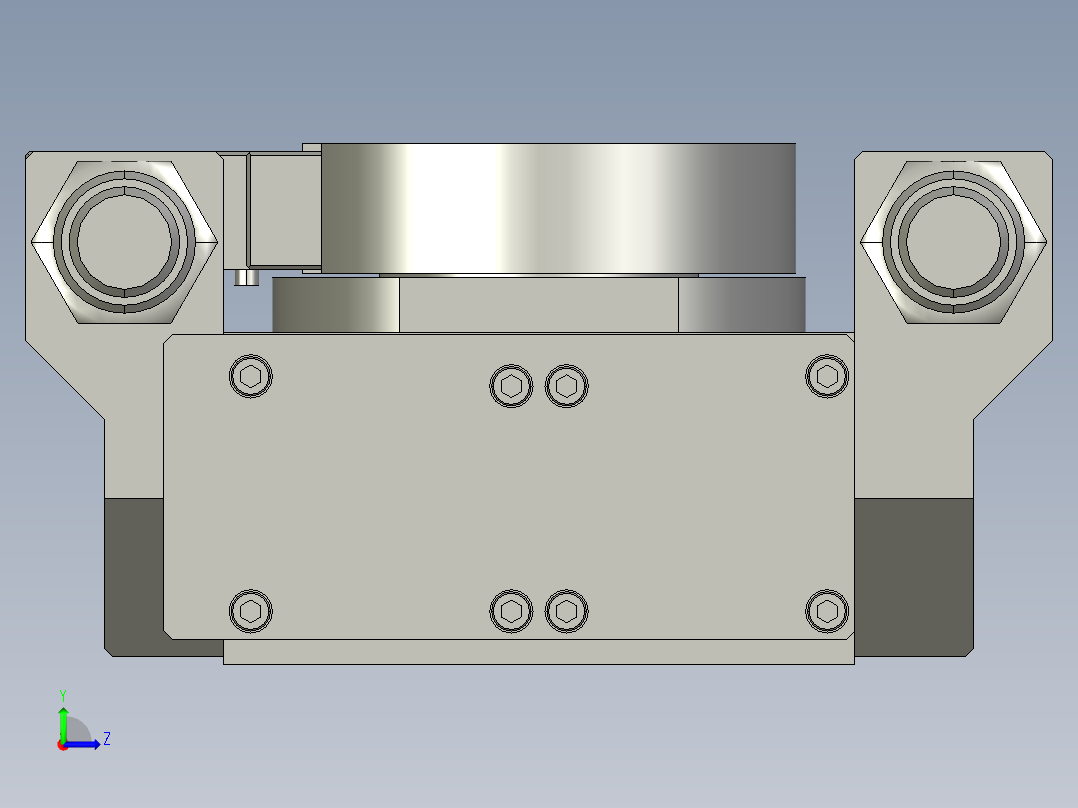 旋转气爪PRY60S-90左视图