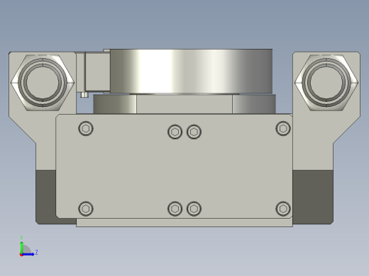 旋转气爪PRY60S-90左视缩略图