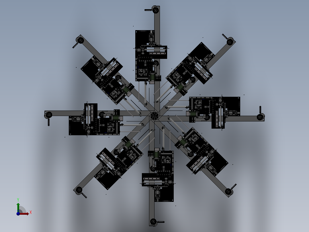 非标设备打标机前视图