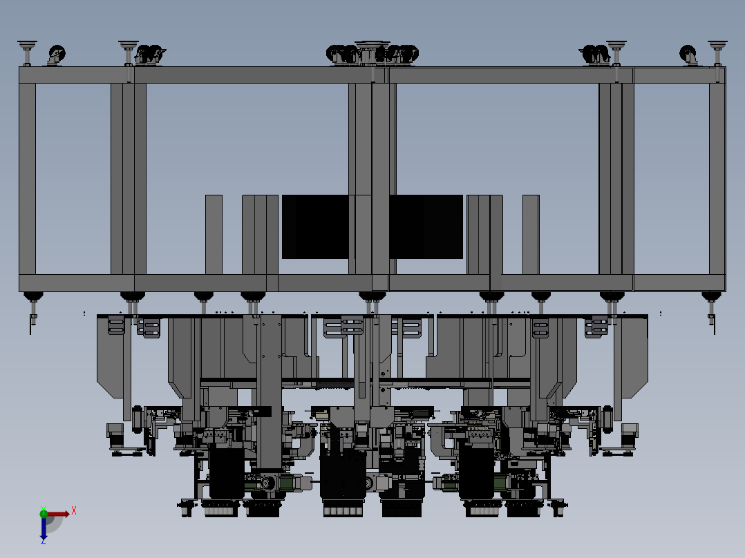 非标设备打标机俯视图