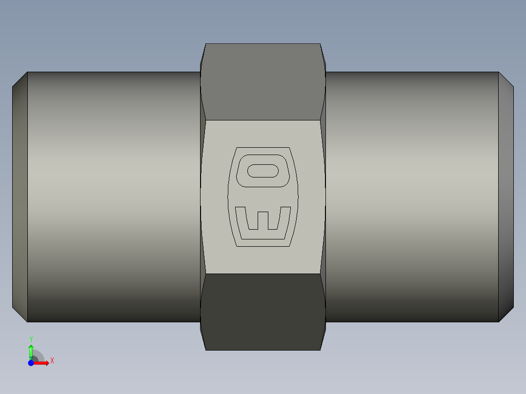 卡套式工业通用硬管接头EO Union G08SCFX前视图
