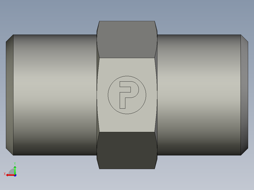 卡套式工业通用硬管接头EO Union G08SCFX后视图