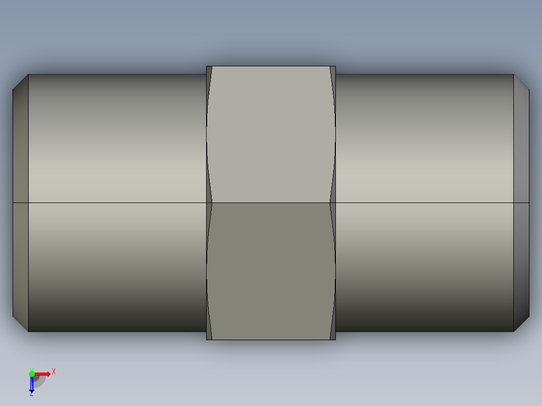 卡套式工业通用硬管接头EO Union G08SCFX俯视图