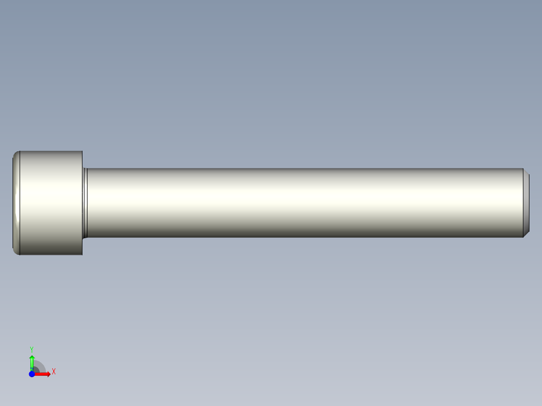 螺钉-DIN_912-M14x90.stp前视图