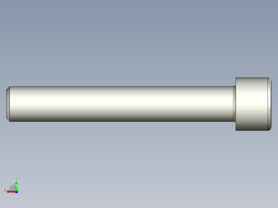 螺钉-DIN_912-M14x90.stp后视图