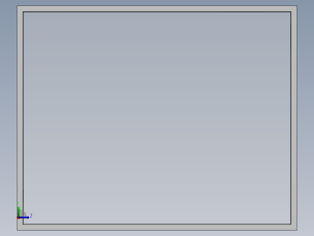 绝缘pvc窗左视图