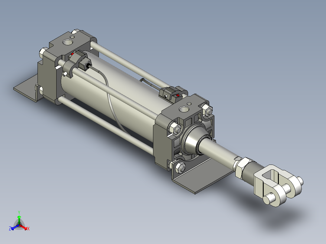 标准气缸150-22250主视图