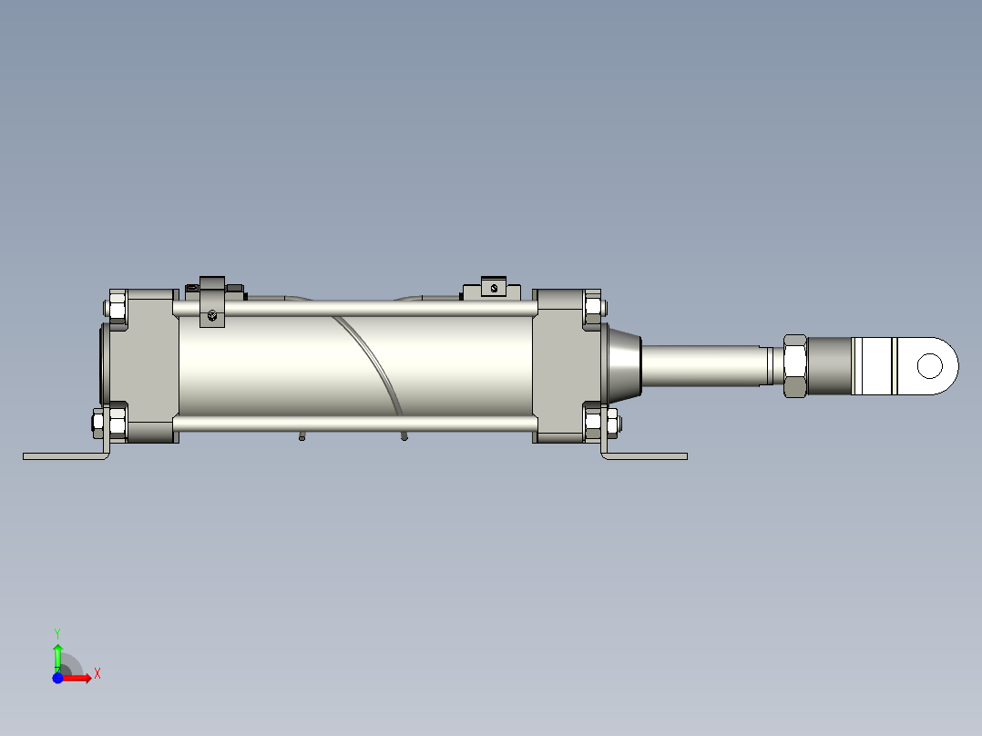 标准气缸150-22250前视图