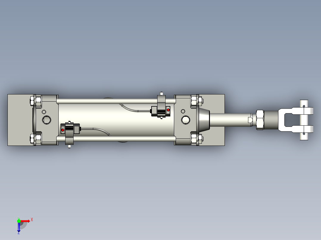 标准气缸150-22250俯视图